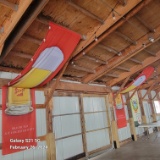 (3) LONG STIEGL BANNERS (CLOTH)