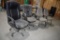 (4) ASSORTED SHOP CHAIRS - (2) BLACK DESK TYPE AND