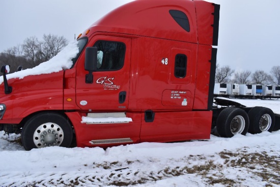 2015 FREIGHTLINER TANDEM AXLE SEMI-TRACTOR TRUCK,