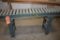 ROLLER CONVEYOR ASSEMBLY WITH ADJUSTABLE LEGS,
