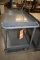 METAL SHOP CART WITH HANDLE AND LOWER SHELF, 2' x 3'