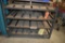 (4) METAL/WOOD STACKABLE RACKING/SHELVING WITH