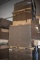 (4) PALLETS OF NEW CARDBOARD BOXES, VARIOUS SIZES,