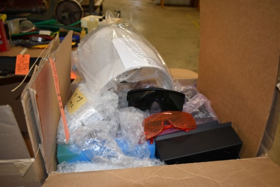 (2) BOXES OF PORTA-RAY 400R UV LIGHT, GLASSES AND SHIELDS
