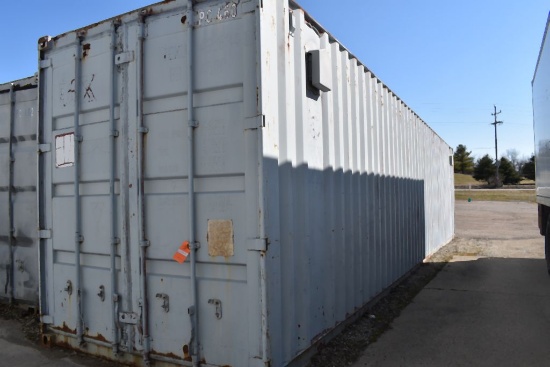 1988 TEXTAINER 40' STEEL SHIPPING CONTAINER,