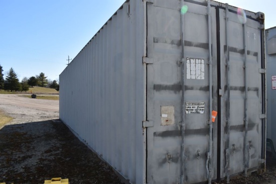1992 TEXTAINER 40' STEEL SHIPPING CONTAINER,