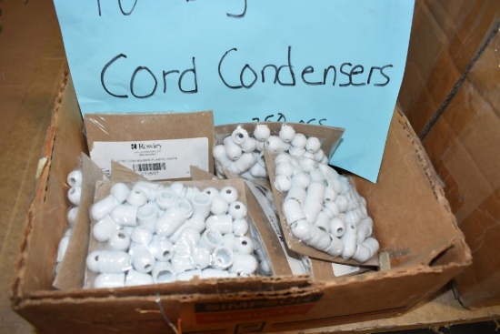 (10) BAGS OF CORD CONDENSERS, 25 COUNT/BAG