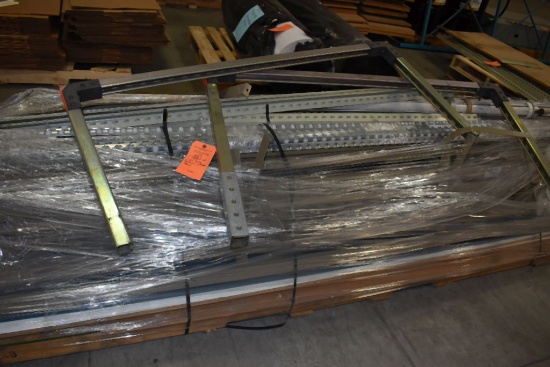 PALLET OF LIGHT DUTY SHELVING WITH ROLLER TRACK