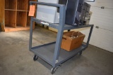 TWO TIER SHOP CART WITH 5