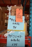 (2) BOXES - 4' WHITE PLASTIC LOOP, COUNT 94 #95003