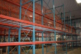 (7) SECTIONS OF PALLET RACKING, 4'D x 8' CROSSBEAMS