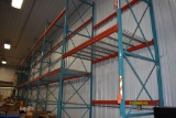 (8) SECTIONS OF PALLET RACKING, 4'D x 8' CROSSBEAMS