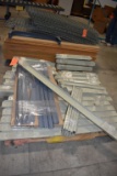 (2) PALLETS OF SHELVING UNIT PARTS WITH
