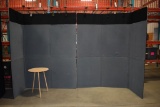 TRADE SHOW DISPLAY BOOTH WITH APPROX. 14' OF WALLS,