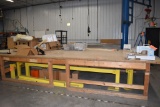 EXTRA LARGE LAYOUT TABLE, 20'L x 8'D x 34