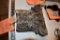 CAST EARLY CORINTHIAN ARCHITECHTURAL PIECE