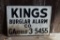KINGS BURGER TIN SIGN, 14