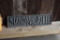 STANDARD STEEL SIGN, EMBOSSED, 15
