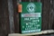 UNIVERSAL SAFETY AVOID ACCIDENTS PORCELAIN SIGN,
