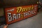 DAVE'S BAIT AND TACKLE SIGN, WOOD, 85