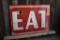 METAL EAT ENAMEL SO-LITE NEON SIGN, 34