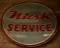 NASH DEALER SERVICE SIGN, DOUBLE SIDED PORCELAIN,