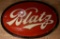 1951 BLATZ SINGLE SIDED TIN CONVEX BUBBLE SIGN,