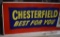 CHESTERFIELD BEST FOR YOU SIGN, 12