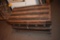 ANTIQUE WOOD & METAL TRUNK, 38