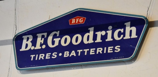 BF GOODRICH TIRES/BATTERIES SIGN,