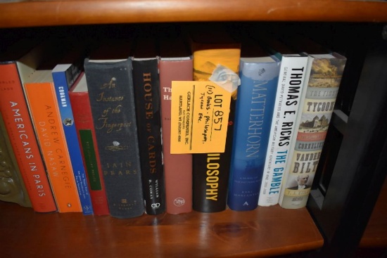 (11) BOOKS; PHILOSOPHY, TYCOON, MATTERHORN, ETC.