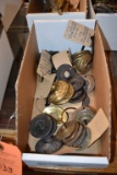 BIN OF ESCUTCHEON PLATES