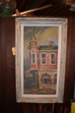 OIL PAINTING, FRAME SIZE 33