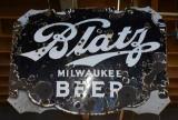BLATZ MILWAUKEE BEER SIGN, 38