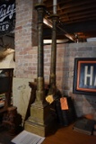 PAIR OF 5 FT WOODEN CANDLE STICKS