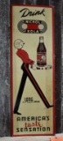 NICHOL KOLA SINGLE SIDED TIN SIGN, 36