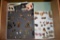 (2) TRAYS OF CLIP ON EARRINGS
