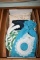 DRAWER W/KITCHEN CROCHET TOWELS & POT HOLDERS