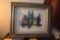 VINTAGE CITYSCAPE BY RUSON, HEAVY FRAME, 19-1/2