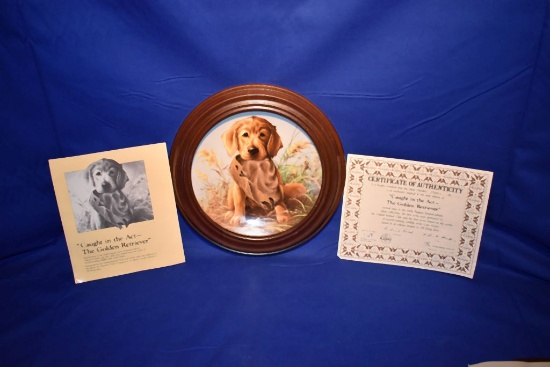 (1987) KNOWLES PLATE COLLECTION FIELD PUPPIES,