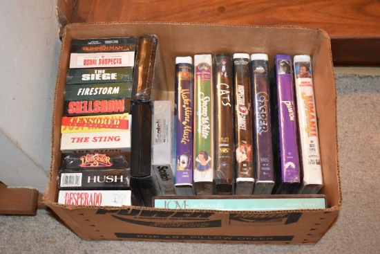ASSORTED VHS TAPES: WALT DISNEY, MAKE MINE MUSIC,