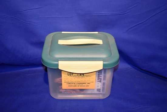 SMALL TOTE W/5 VHS TAPES: BULLET PROOF,