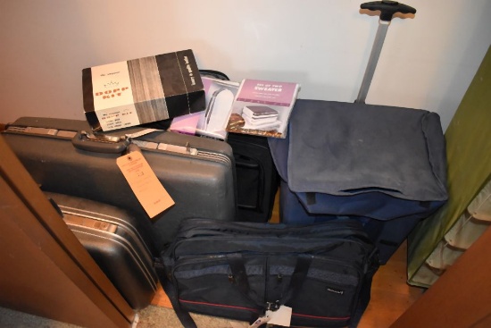 (5) PIECES LUGGAGE: SAMSONITE & ATLANTIC