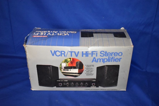 VCR/TV HI FI STEREO AMPLIFIER