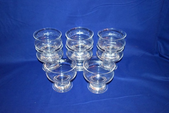 COOL BAR WARE VINTAGE GLASSES, SET OF (8), 4" DIA. X