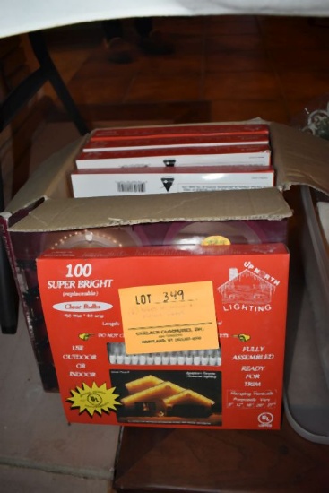 (6) BOXES OF INDOOR & OUTDOOR LIGHTS