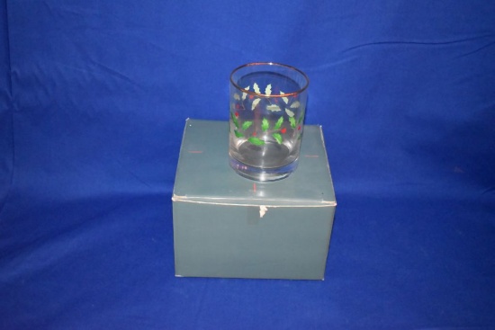 (4) LENOX XMAS GLASSES