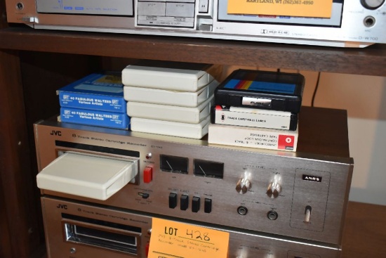 JVC 8 TRACK STEREO CARTRIDGE RECOVER, MODEL ED-1245,