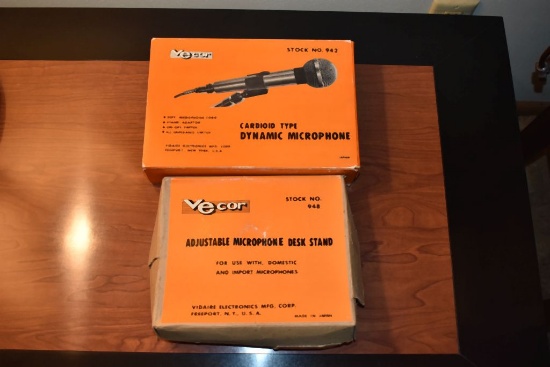VECOR CARDIOD TYPE DYNAMIC MICROPHONE, NO 942 &