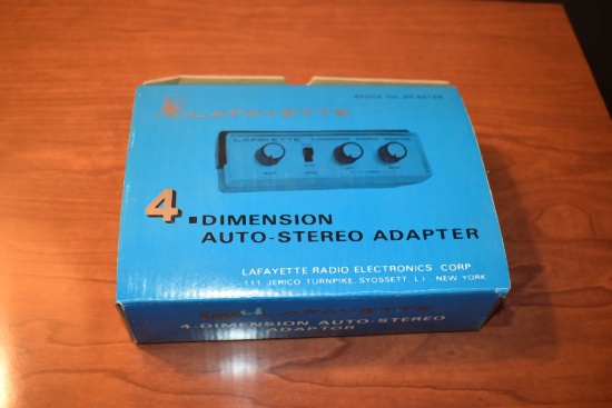 LAFAYETTE 4 DIMENSION AUTO STEREO ADAPTOR, STOCK NO. 99-85128